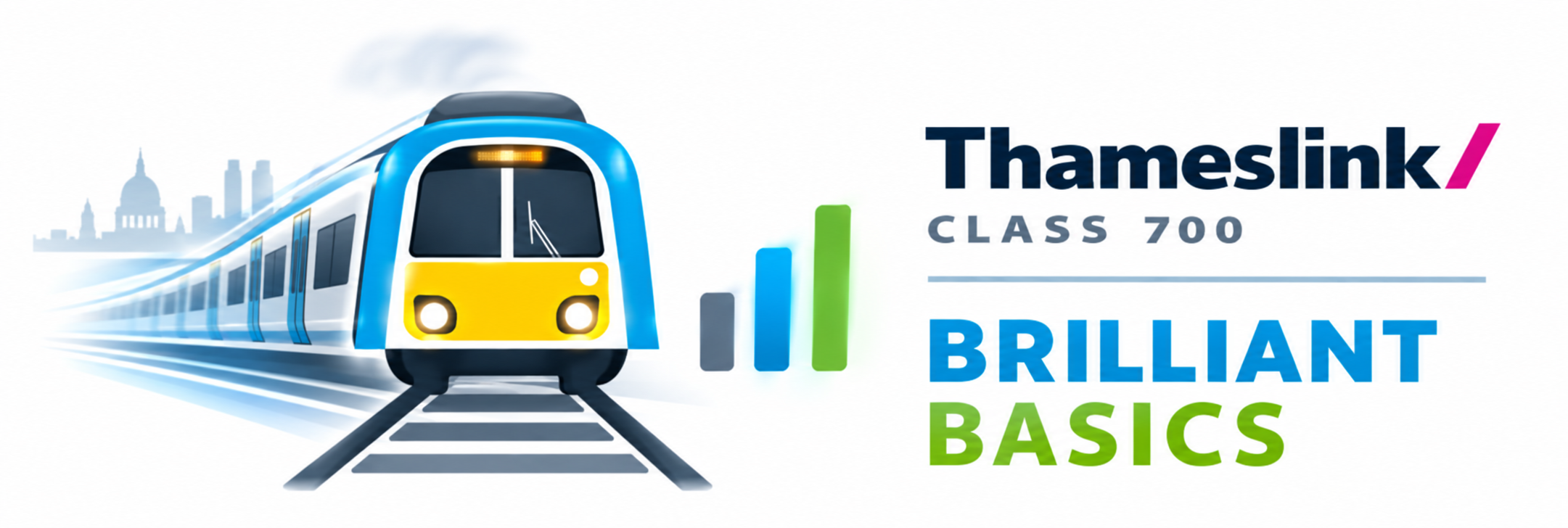 Thameslink Class 700 Brilliant Basics branding